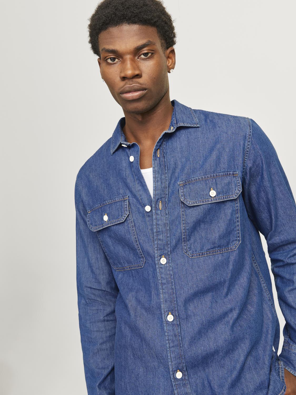 JJETRAVIS DENIM SHIRT